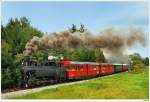 764.411R mit dem Stainzer Flascherlzug kurz nach Preding; 11.9.2010.