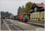 Zum Abschluss kam es in Stainz am 18.10.2010 bei Rangierarbeiten noch zu einer Doppeltraktion mit Lok 6 von Orenstein&Koppel und Mk 48.