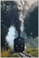 Der Stainzer Flascherlzug am 12.9.2015 bei Neudorf/Stainztal.