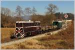 L45H-070 mit ihrem Güterzug am 5.12.2015 beim Deckungssignal in Preding aufgenommen.