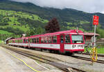 Lokalzug im Bahnhof Krimml im Stillager.