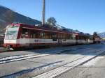 Steuerwagen 101 und Vs81 am 30.12.2008 um 10:55 Uhr im Bahnhof Mittersill.