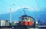 Stubaitalbahn__Tw Nr.3 [Graz/AEG 1904] mit G-Wagen im Stubaitalbhf.__10-08-1972
