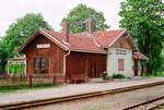 21.05.1993, Österreich,  Bahnhof Alt Weitra an der Waldviertler Schmalspurbahn