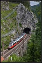 4023 011 beim Weinzettelwandtunnel am 26.06.2018.