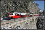 4746 049 + 4746... als Probezug am Viadukt über die Krauselklause am 29.11.2018.