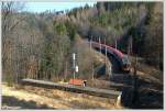 1044 006 mit IC 650 aus Graz wird gleich in den Weberkogeltunnel eintauchen.