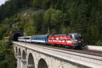 Den Heeres-Sport Taurus 1116 138 konnte ich am 23.08.13 auf dem Krauselklause-Viadukt mit dem EC 102 Polonia (Villach Hbf - Warszawa Wschodnia) ablichten.