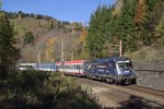 1116.126  Licht ins Dunkel  mit EC-102 vor Klamm/Sch. am 26.10.13