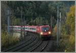 Mit einem 1116er Tandem war am 25.11.2006 der IC 656  Therme Oberlaa Wien  von Graz nach Wien bespannt.