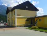 Bahnhofsgeb�ude von Hermagor am 7.6.2015