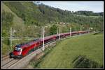 1116 242 als RJ551 bei Bruck an der Mur am 8.05.2020.