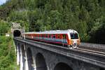 Beim Einfahrsignal des Bahnhofs Breitenstein steht am 15.6.2026 der ungarische Ultraschallmesszug FMK 008 und wartet auf die Weiterfahrt.
An diesem Tag wurden die beiden Streckengleise der S�dbahn zwischen Bruck an der Mur und Wiener Neustadt vermessen.