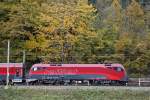 1116 248 als Railjet am 14.10.2013 bei Schlglmhl.