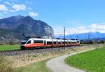 4024 082 als REX 1 (3371) nach Innsbruck Hauptbahnhof am 06.04.2026 bei Inzing.