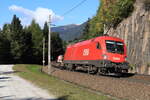 ÖBB 1116 193-4 als Zuglok einer ROLA von Wörgl Terminal Nord nach Brennersee bei der Bergfahrt.