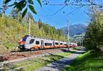 4748 026 als REX 5376 (Kufstein - Innsbruck Hbf) am 03.10.2025 bei Pill-Vomperbach.