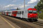 Wendezug 90-73 109 fhrt als Zug 4037 am 1.08.2013 in Kapfenberg ein.