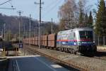 �BB 1116 250 mit Erzzug am 26.03.2012 in Salzburg-Aigen Richtung Bischofshofen