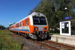 Gosdorf hatte ein zwei Gleise und ein Bahnhofsgeb�ude (das noch existiert).