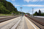 Blick auf den Bahnhof Rosenbach, am 5.5.2016.