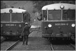 Reger Verkehr im Bahnhof Erzberg in diesem Juni 2017 . 
Auch heute wird sicher wieder viel Betrieb sein. 
