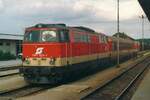 2143 053-3 am 26.Juni 1993 im Bahnhof GmünD N.Ö..