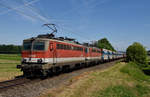 1142 621 und 1142 649 waren am 24. Mai 2019 Zug 47407 vorgespannt und wurden von mir in Wagna fotografiert.