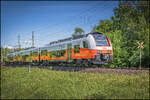 Soeben den Bahnhof Werndorf verlässt ein 4746 am 8. Mai 2026