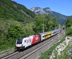 Der neue Werbe-Railjet �FB, traktioniert von der 1116 237 war am Samstag den 2. Mai 2026 als Rj 112 Salzach von Wien Hauptbahnhof via Graz nach M�nchen Hauptbahnhof unterwegs, und wurde dabei von mir zwischen Mixnitz und Frohleiten fotografiert.