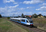 Der f�r die S-Bahn Steiermark werbende 4024 039 war Anfang September 2026 als IR  15773 von Graz Hauptbahnhof nach Spiefeld-Stra� unterwegs.
Hier zusehen zwischen Werndorf un Wildon.