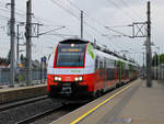 Graz. Seit 28.04.2020 testen die ÖBB einen Prototypen des Cityjet ECO. Am 29.04.2020 war dieser auf der Linie S5 unterwegs, hier bei Don Bosco. 