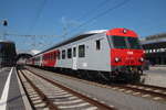 Knapp nach Mittag am 21.9.2020 stand der R4123 von Graz Hbf nach Spielfeld-Straß (und weiter nach Bad Radkersburg als R4185) angeführt von 8073 206 und geschoben von 2016 084 im Bahnhof Graz