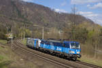 Am 16. April 2021 sind ČD Cargo 383 001 und Railpool 187 003 als Lokzug bei Graz - Raach unterwegs. Woher der Zug kam und wohin er fuhr, ist mir leider nicht bekannt.