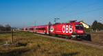 ÖBB 1116 225 mit den ÖFB Railjet auf ungewohnter Strecke, wegen der Sperre am Semmering wude im Umlauf 151 - 158 - 159 - 150 ein ÖBB RJ eingesetzt statt der herkömmlichen EC