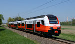 Der Cityjet 4746 509 war am 21. April 2016 als SB 4431 von Graz Hbf. nach Spielfeld-Straß unterwegs, und wurde von mir bei Wildon fotografiert. 