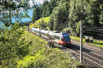 Ein sehr rarer Anblick sind Regionalzüge auf der Tauernbahn, gerade mal Zwei Zugpaare pro Tag fahren von Spittal-Millstättersee nach Mallnitz-Obervellach.