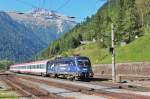 Am 9.September 2012 war 1116 126 mit einem OIC auf dem Weg von Salzburg Hbf nach Klagenfurt Hbf. Hier erreicht der Zug den Bahnhof Mallnitz-Obervellach.