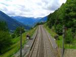 Blick auf die Haltestelle Oberfalkenstein am 21.6.2015.