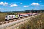 1116 130  frontrunner , unterwegs mit IC 644 nach Salzburg. Die Aufnahme entstand bei Chorherrn im Tullnerfeld, am 17.08.2014.