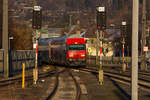 86-33 004-1 als REX bei der Einfahrt Dornbirn Bahnhof. 14.3.18