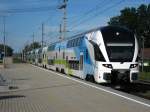 Auch ich hatte ein Fotoshooting mit dem neuen Triebwagen 4010 002 von der WESTbahn. Hier als Lp 17596 in Lustenau in Richtung St. Margrethen. ( 06.09.11 )

