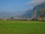 Die 1116 038  Siemens  hatte heute die Aufgabe den IC 119 von Lindau nach Innsbruck zu befrdern.