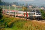 Die 1016 034  railjet  brachte den Euronight 491  Hans Albers  von Hamburg-Altona nach Wien Westbahnhof.