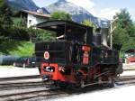 Zahnradlok Nr 2 “Jenbach” (Wiener Lokomotivfabrik Floridsdorf, Baujahr 1889) auf Bahnhof Jenbach Achenseebahnstation am 15-08-2010.