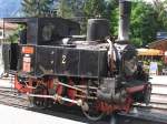 Zahnradlok Nr 2 “Jenbach” (Wiener Lokomotivfabrik Floridsdorf, Baujahr 1889) auf Bahnhof Jenbach Achenseebahnstation am 15-08-2010.