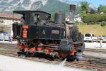 Zahnradlok Nr 4 လHannahဝ der Achenseebahn auf Bahnhof Jenbach am 2-8-2013.