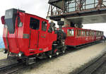 Schafberg-Zahnradbahn an der Gipfelstation - 12.06.2017