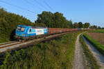 Praktisch täglich verkehrt der Stahlzug 48962 von Linz Stahlwerke nach Dingolfing und weiter nach Ingolstadt.