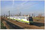 1116.141 mit dem 12:08h-Zug Richtung Flughafen; Nahe Mannsw�rth, 29.11.2009.
